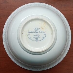 Vintage Swedish lodge collection serving bowl